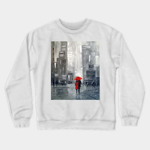 Together in new York Crewneck Sweatshirt by OLHADARCHUKART